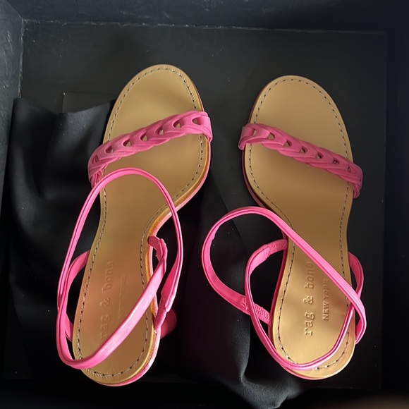 $400 Rag & Bone Size 7(37) Infinity High Heel Sandal Shoe NWB - Picture 7 of 12